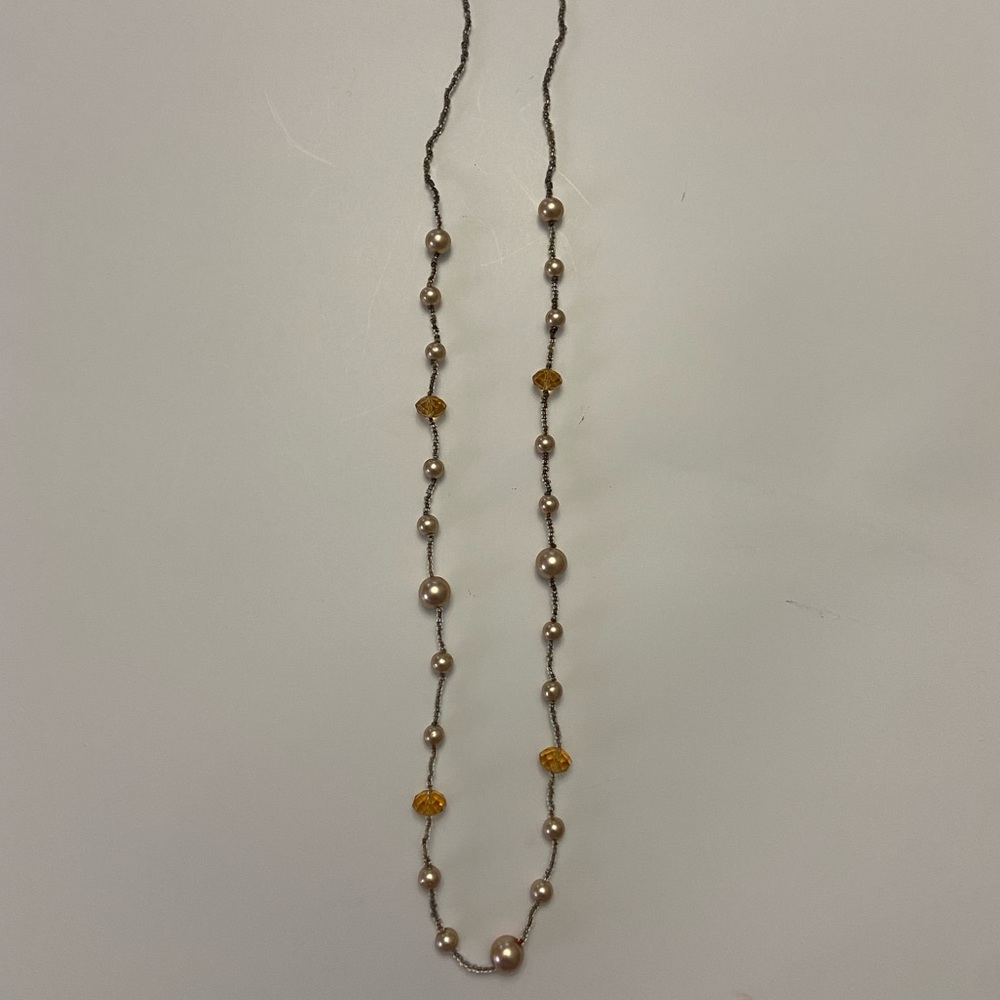 Women’s Gold tones bead necklace new